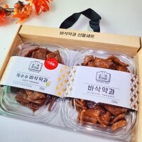 바삭약과2종 선물세트 홍천약과 순옥약과